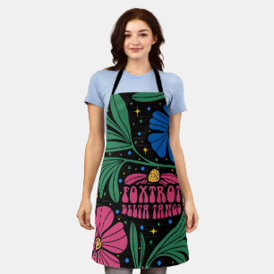 Foxtrot Delta Tango Blume Boho Schürze