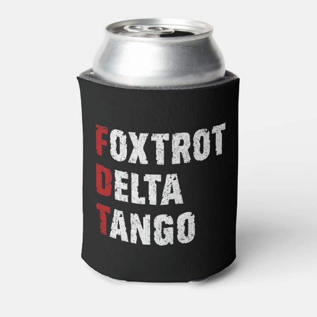 Foxtrot Delta Tango Dosenkühler (Kanne Rückseite)