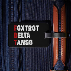 Foxtrot Delta Tango Gepäckanhänger