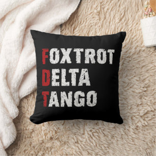 Foxtrot Delta Tango Kissen