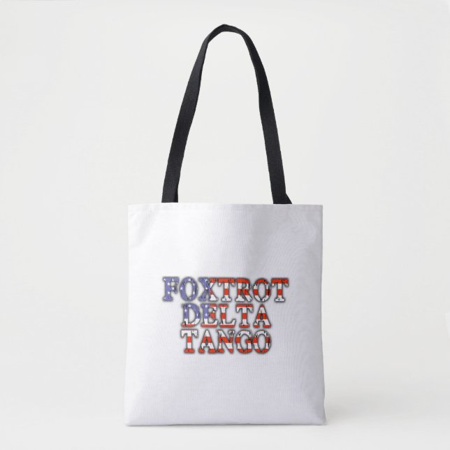 Foxtrot Delta Tango Patriotic Tasche (Vorderseite)