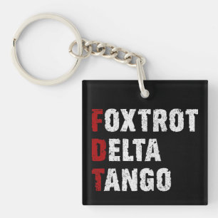Foxtrot Delta Tango Schlüsselanhänger