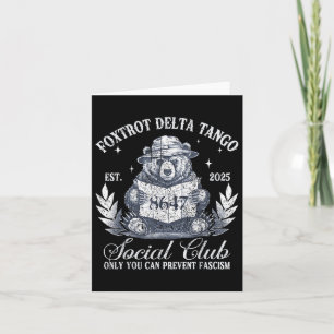 Foxtrot Delta Tango Social Club Schutz unserer Nat Karte