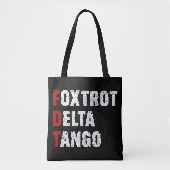 Foxtrot Delta Tango Tasche (Vorderseite)