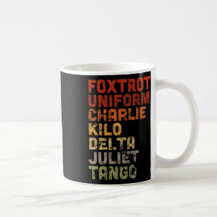 Foxtrot Uniform Djt Kaffeetasse