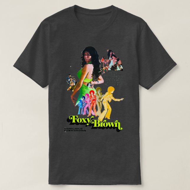 Foxy Blaxploitation 1974 T-Shirt (Design vorne)