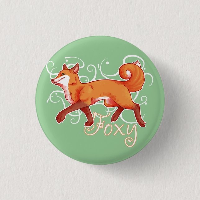 Foxy Button (Vorderseite)