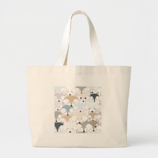 Foxy Comic-Cartoon des Musters Jumbo Stoffbeutel