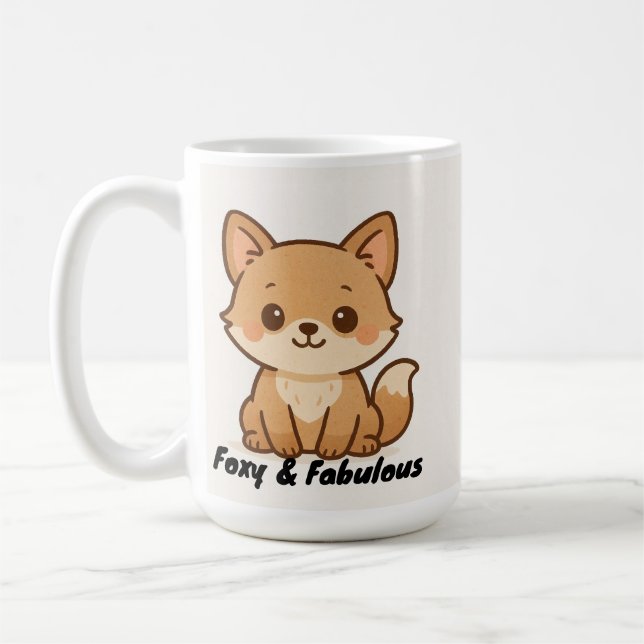 Foxy & Fabulous-Tasse Kaffeetasse (Links)