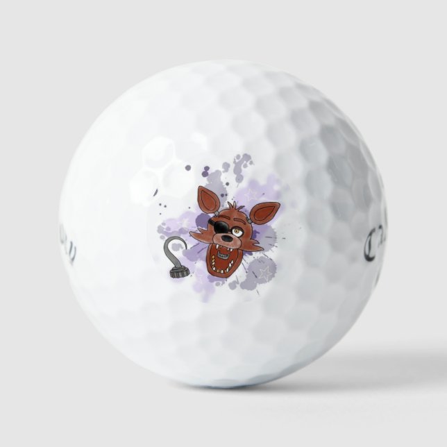 Foxy fnaf golfball (Vorderseite)