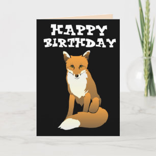 FOXY! FOX HAPPY BIRTHDAY CARDS KARTE