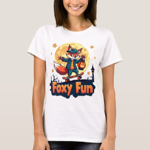 Foxy Fun Halloween Skate T-Shirt