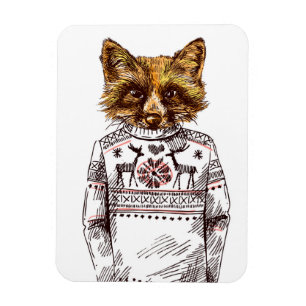 Foxy gekleideter Fox Magnet