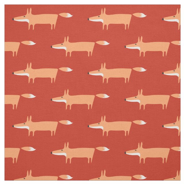 Foxy Gewebe: Rost Stoff (Muster)