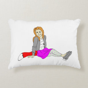 Foxy Girl Akzent Kissen