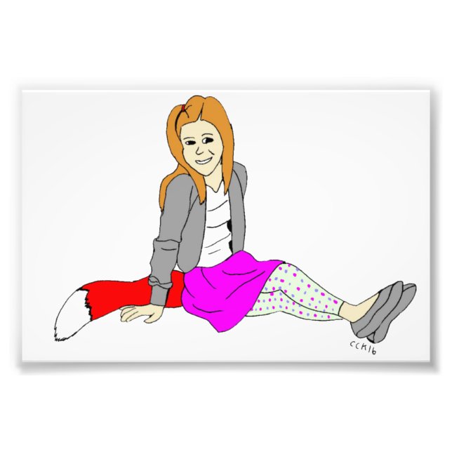 Foxy Girl Fotodruck (Vorne)