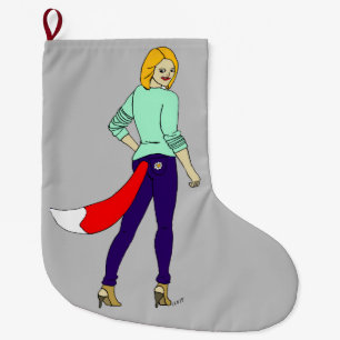 Foxy Girl Großer Weihnachtsstrumpf