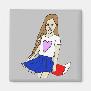 Foxy Girl Magnet