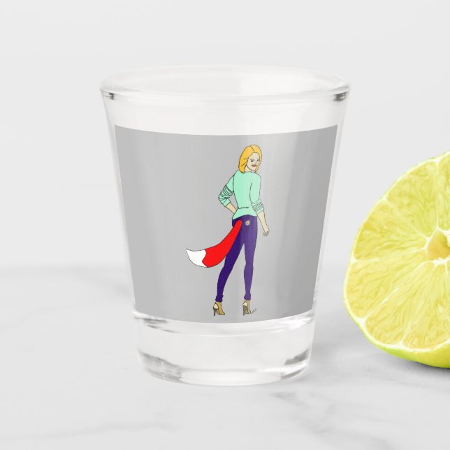 Foxy Girl Schnapsglas (Vorderseite)