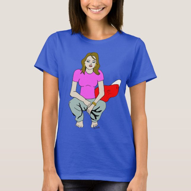 foxy girl   T-Shirt (Vorderseite)