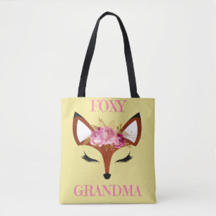 Foxy Großmutterfox- u. Rosen-Muttertagesgeburtsta Tasche