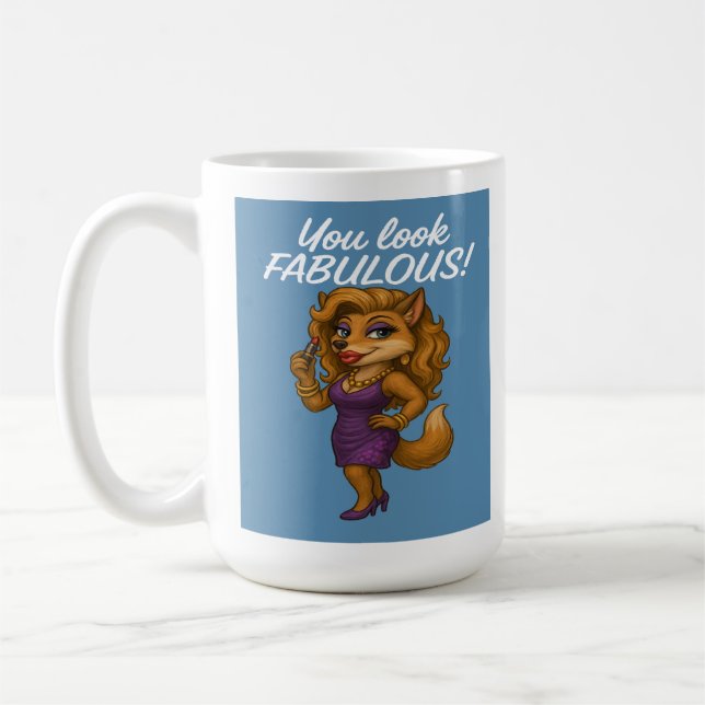 Foxy in Lila Kaffeetasse (Links)