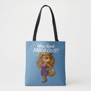 Foxy in Lila Tasche