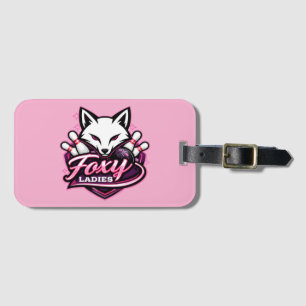 Foxy Ladies Bowling-Team-Logo Gepäckanhänger