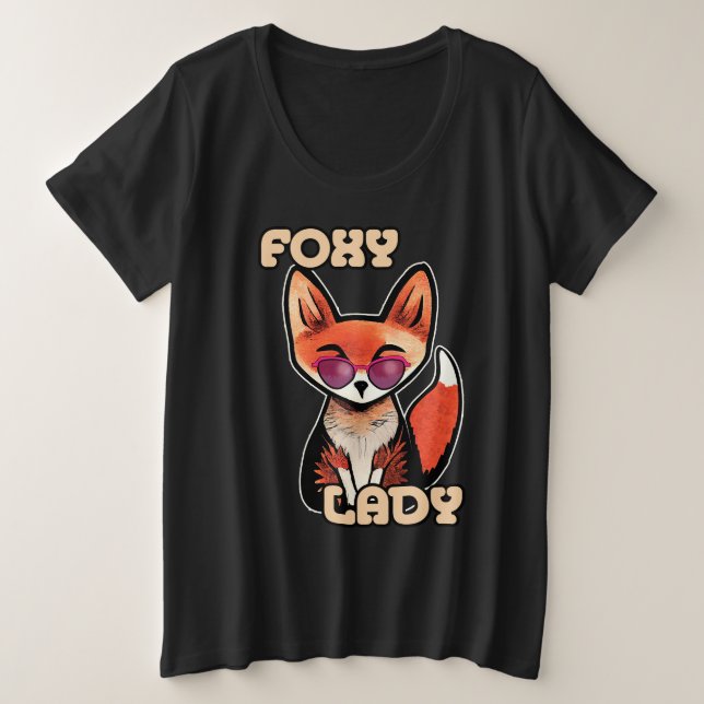 Foxy Lady | Cute Fox (Design devant)
