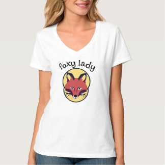 Foxy Lady Face T-Shirt