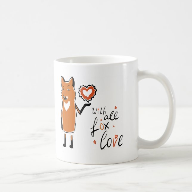 Foxy-Liebe Kaffeetasse (Rechts)
