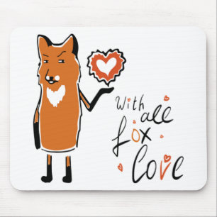 Foxy-Liebe Mousepad