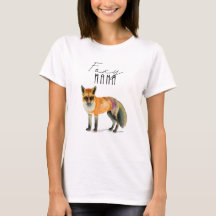 Foxy lustiges Zitat Mutter-| mit AquarellFox