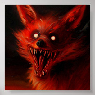 Foxy Matt Paper Print Poster