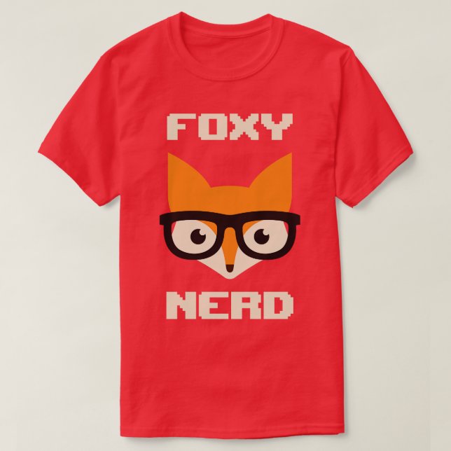 Foxy Nerd T-Shirt (Design vorne)