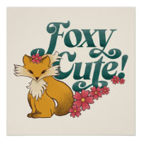 Foxy Niedlich mit Blume