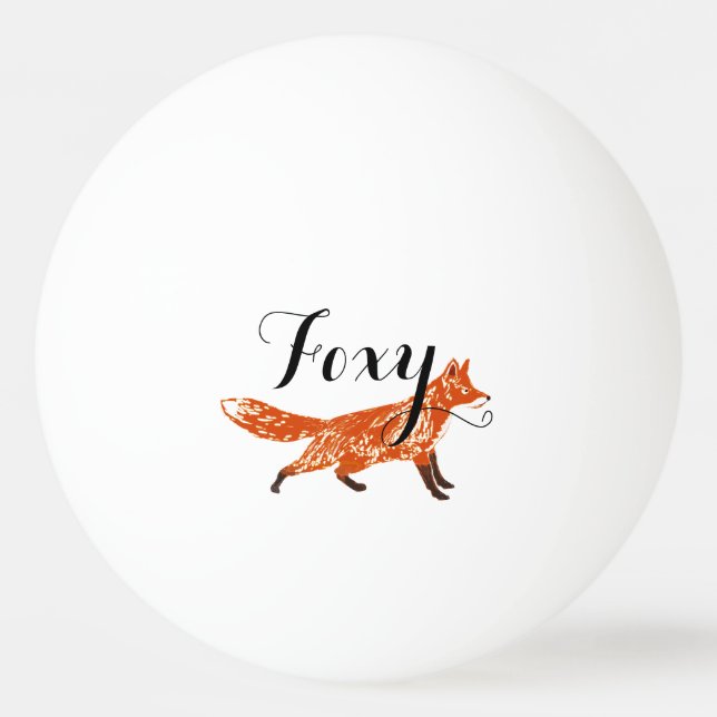 Foxy Ping Pong Tischtennisball (Rückseite)