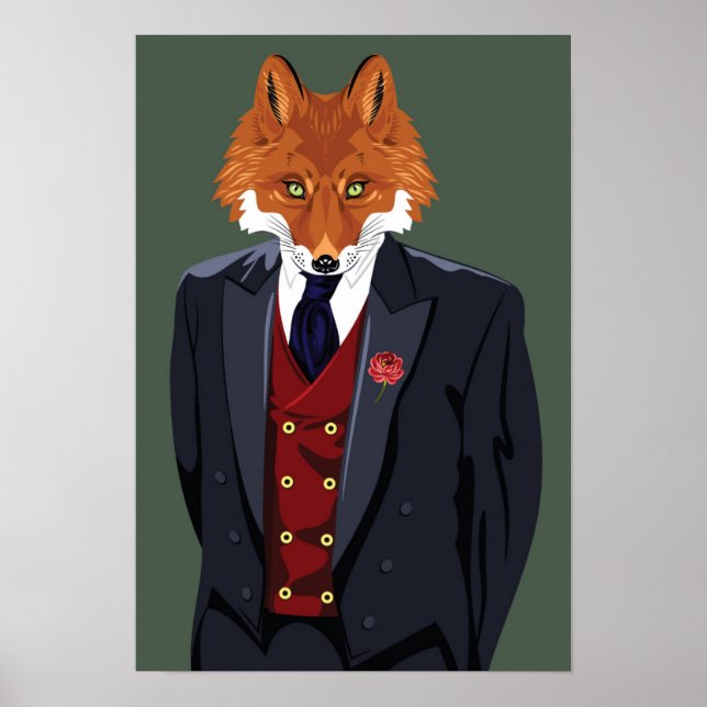 Foxy Portrait Poster (Vorne)