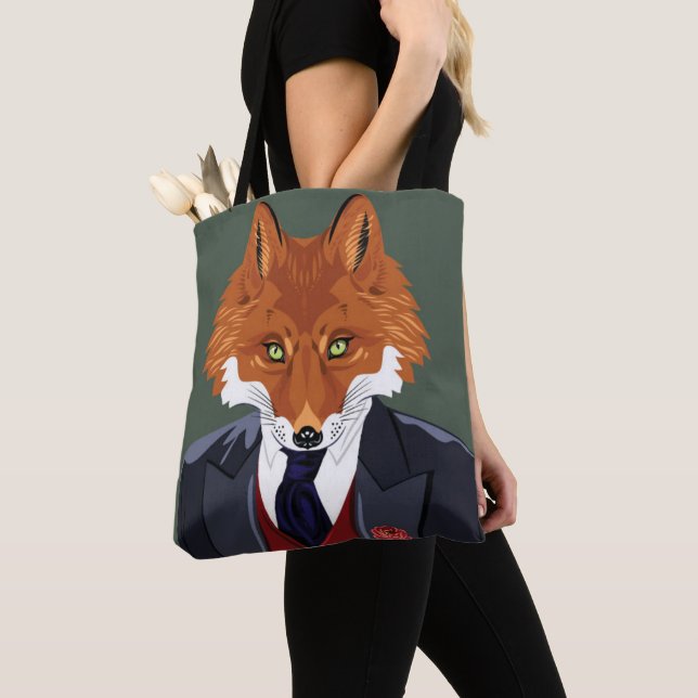 Foxy Porträt Tasche (Von Nahem)