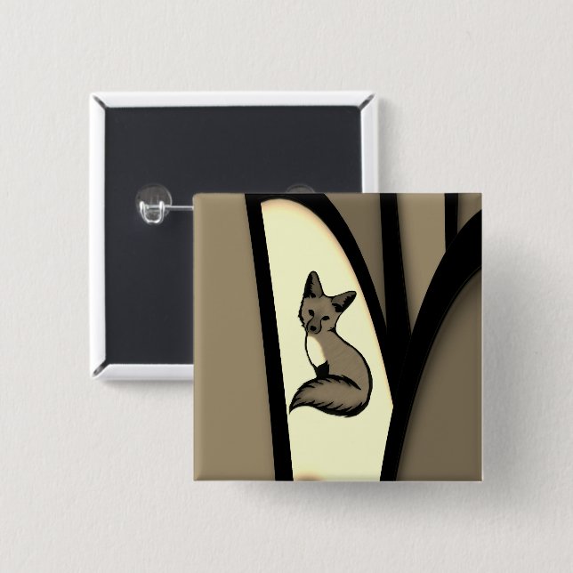 Foxy sein button (Vorne & Hinten)