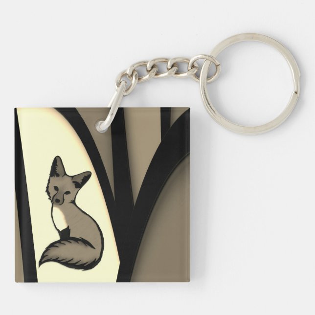 Foxy sein schlüsselanhänger (Rückseite)