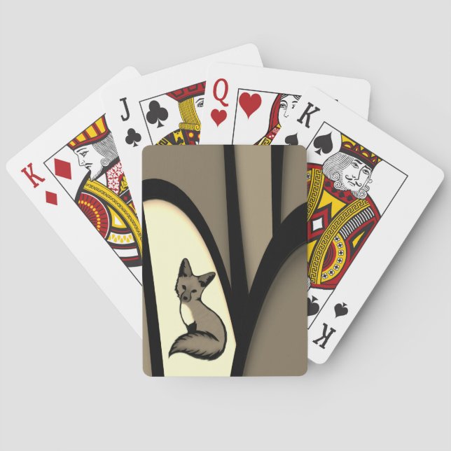 Foxy sein spielkarten (Rückseite)