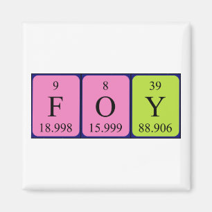 Foy Periodenmagnet Magnet