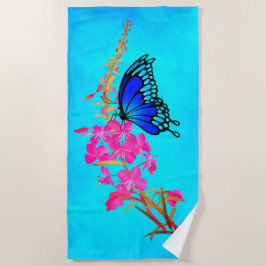 Foyer Avec Papillon - Serviette de plage