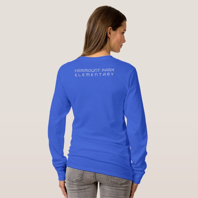FPE Falcon Blue Womens Long Sleeve T-Shirt (Schwarz voll)