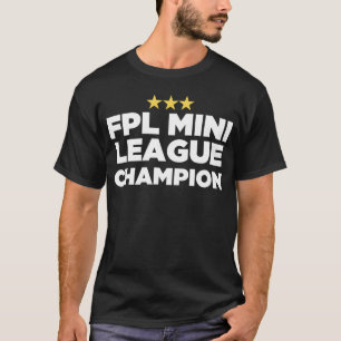 FPL Mini League Champion (3 Stars) T-Shirt