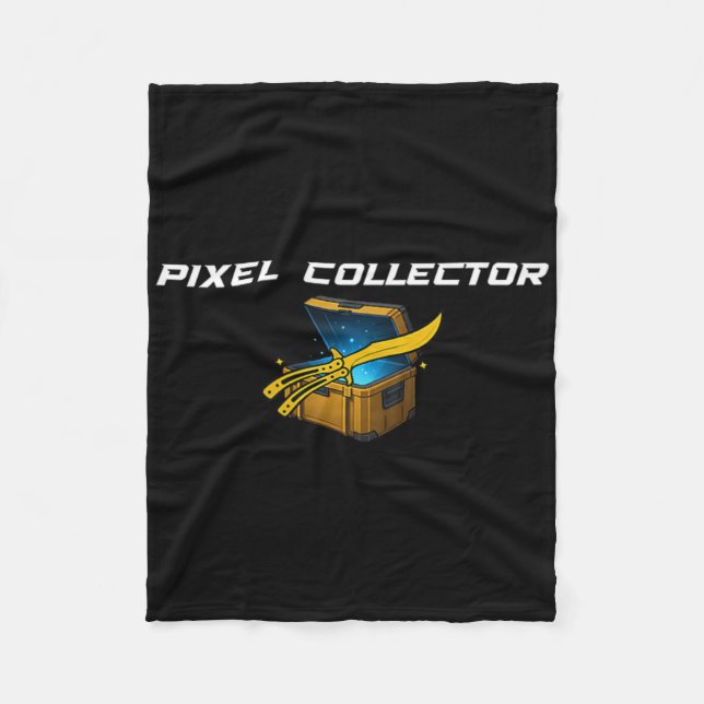 Fps-Gamer lustig Cs Ego-Shooter Wettbewerbs-Gaming Fleecedecke (Vorderseite)