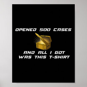 Fps-Gamer lustig Cs Ego-Shooter Wettbewerbs-Gaming Poster