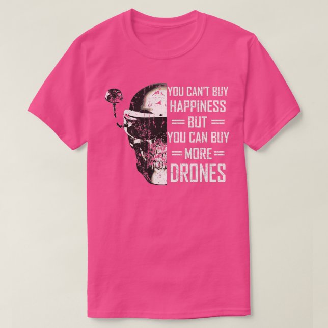 FPV Drone Quadcopter Sie können Glück nicht kaufen T-Shirt (Design vorne)