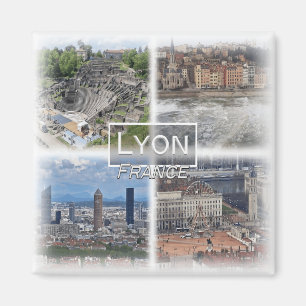 FR0122 Europa, Frankreich, Lyon, Kühlschrank Magnet
